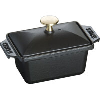 Staub - Pate dish, rectangular, small, black, 40509-571 /...