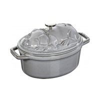 Staub Cocotte Schwein Ø 17 cm, graphitgrau,...