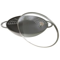 Staub Wok, Ø 37 cm, graphitgrau, 40509-336 / 1313918