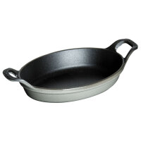 Staub - Mini dish, oval Ø 15 cm, graphite grey,...
