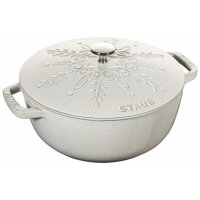 Staub - Cocotte La Marmite Snowflake, Ø 24 cm,...
