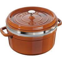 Staub - La Cocotte rund mit Dämpfeinsatz Ø 26...