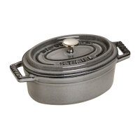 Staub - La Cocotte oval Ø 11 cm, graphitgrau,...