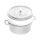 Staub - La Cocotte rund mit Dämpfeinsatz Ø 24 cm, Weisser Trüffel, 40508-822 / 132424107