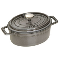 Staub - La Cocotte oval Ø 17 cm, graphite grey,...