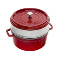 Staub - La Cocotte round with steamer insert Ø 24...