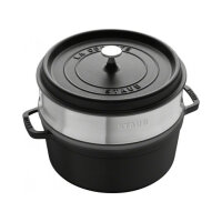 Staub - La Cocotte round with steamer insert Ø 24...