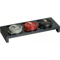 Staub Servierbrett schwarz für 3 runde Mini...