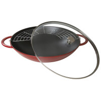 Staub - Wok, Ø 37 cm, cherry red, 40509-898 / 1313906