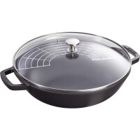 Staub - Wok, Ø 30 cm, schwarz, 40511-344 / 1312923