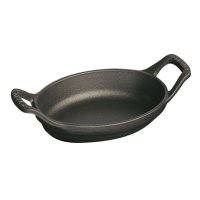 Staub Mini dish, oval Ø 15 cm, black, 40509-546 /...