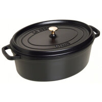 Staub - La Cocotte oval Ø 37 cm, black, 40509-370...