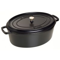 Staub La Cocotte oval Ø 41 cm, schwarz, 40509-509...