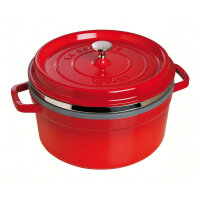 Staub - La Cocotte round with steaming insert Ø 26...