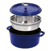 Staub - La Cocotte round with steaming insert Ø 26...