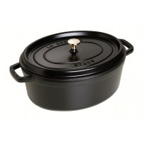 Staub La Cocotte oval Ø 33 cm, schwarz, 40509-322...