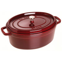 Staub - La Cocotte oval Ø 33 cm, grenadine,...