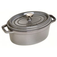 Staub La Cocotte oval Ø 23 cm, graphite grey,...