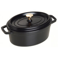 Staub - La Cocotte oval Ø 23 cm, black, 40500-231...