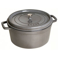 Staub - La Cocotte round Ø 34 cm, graphite grey,...