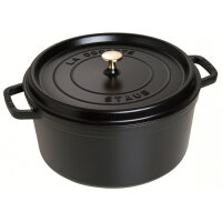 Staub - La Cocotte round Ø 30 cm, black, 40509-863...