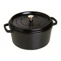 Staub La Cocotte rund Ø 28 cm, schwarz, 40500-281...