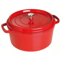 Staub - La Cocotte rund Ø 28 cm, kirschrot,...